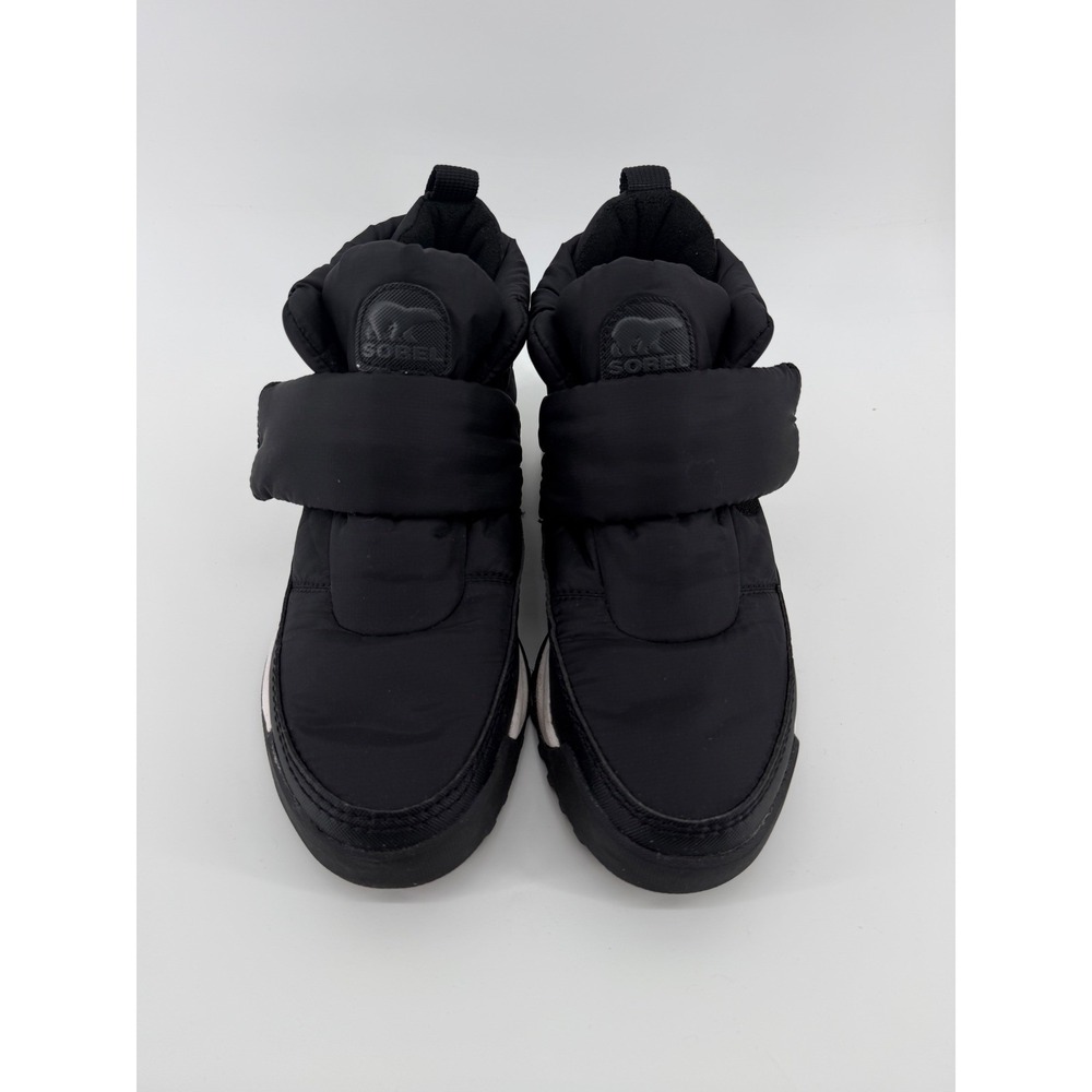 Sorel Kinetic Impact‎ NXT Puffy Boot Black White Women 9 Sneaker Boot